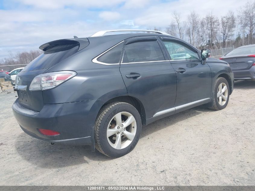 2010 Lexus Rx 350 VIN: 2T2BK1BA6AC022439 Lot: 12001871