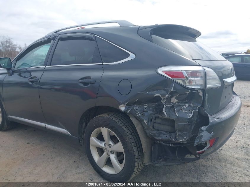 2010 Lexus Rx 350 VIN: 2T2BK1BA6AC022439 Lot: 12001871