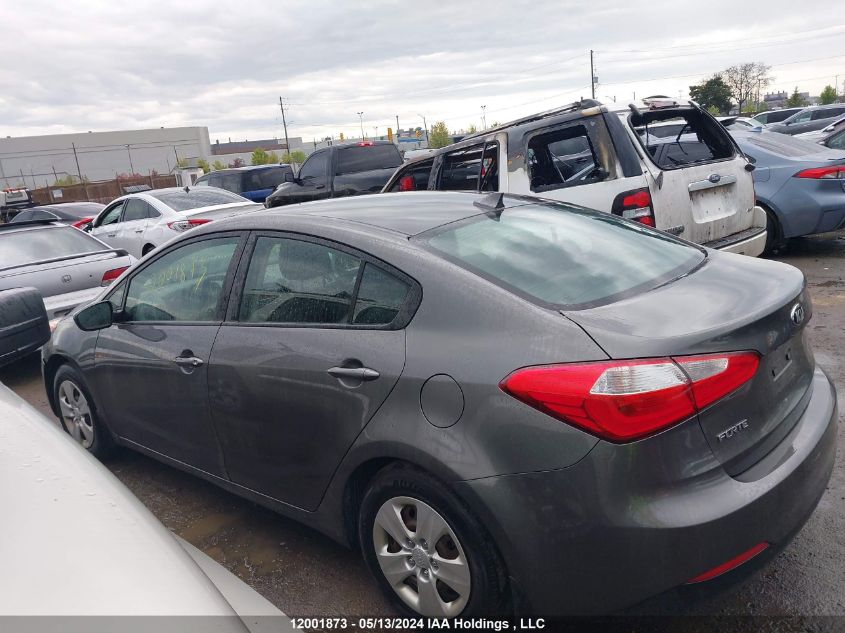2014 Kia Forte Lx VIN: KNAFK4A6XE5128848 Lot: 12001873