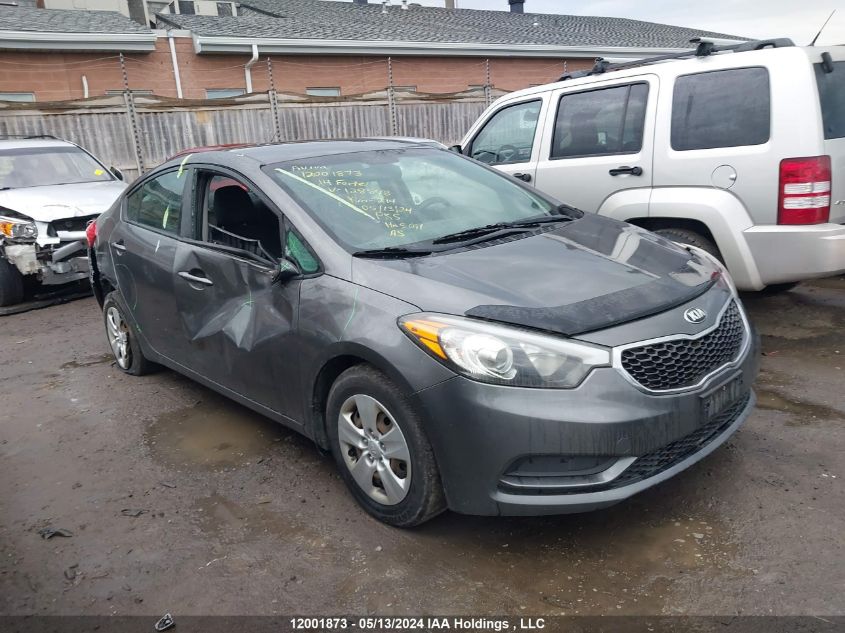 2014 Kia Forte Lx VIN: KNAFK4A6XE5128848 Lot: 12001873