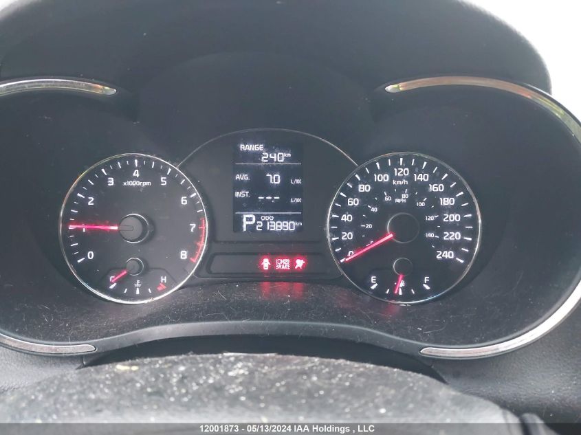 2014 Kia Forte Lx VIN: KNAFK4A6XE5128848 Lot: 12001873