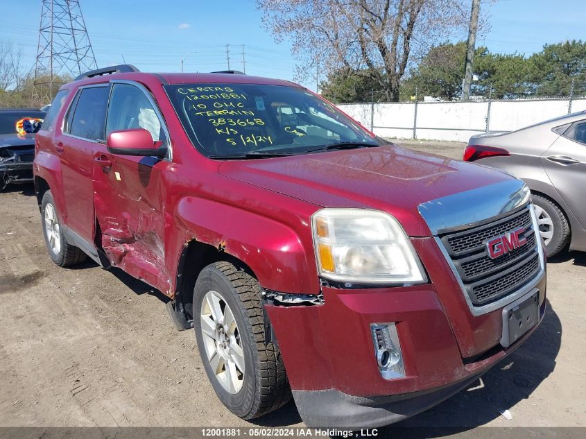 2010 GMC Terrain VIN: 2CTFLGEW2A6383668 Lot: 12001881