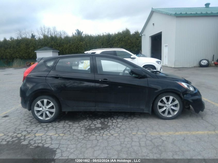 2014 Hyundai Accent Gls/Gs VIN: KMHCT5AE2EU197034 Lot: 12001882