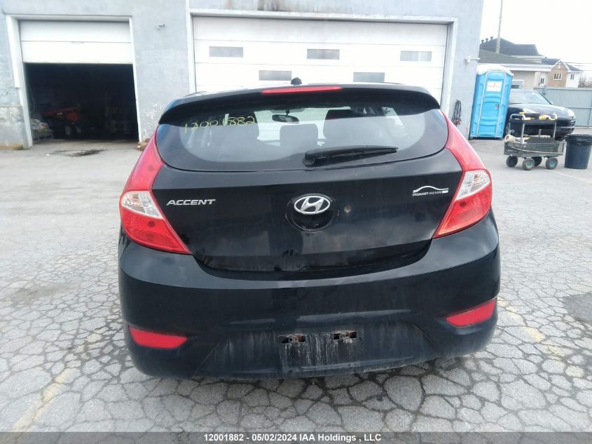 2014 Hyundai Accent Gls/Gs VIN: KMHCT5AE2EU197034 Lot: 12001882