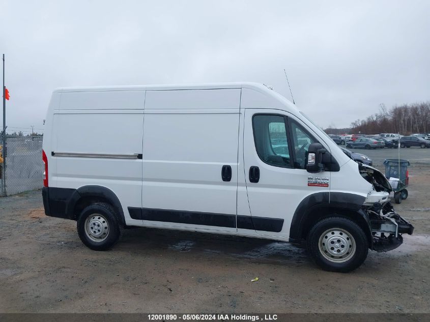 2019 Ram Promaster 2500 High Roof 136 Wb VIN: 3C6TRVCG3KE539514 Lot: 12001890
