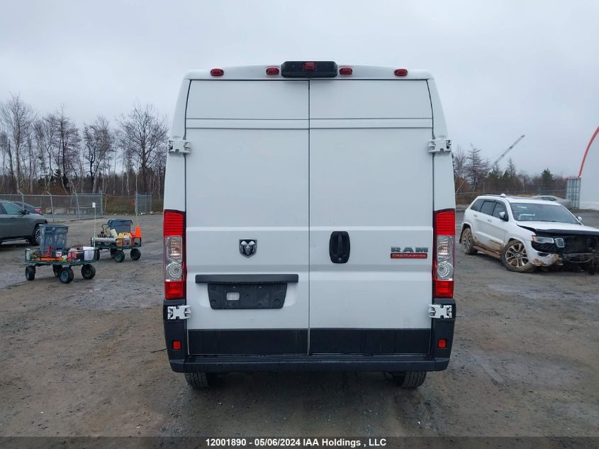 2019 Ram Promaster 2500 High Roof 136 Wb VIN: 3C6TRVCG3KE539514 Lot: 12001890