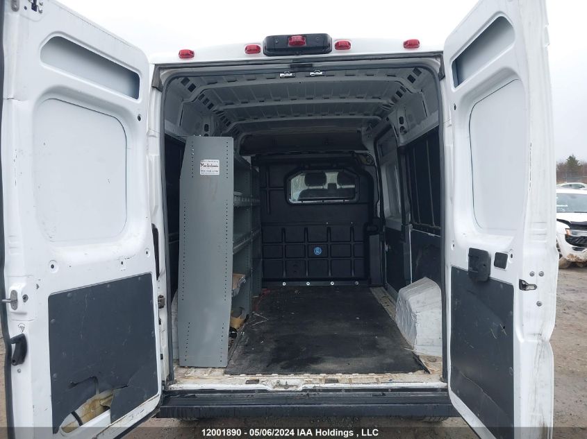 2019 Ram Promaster 2500 High Roof 136 Wb VIN: 3C6TRVCG3KE539514 Lot: 12001890