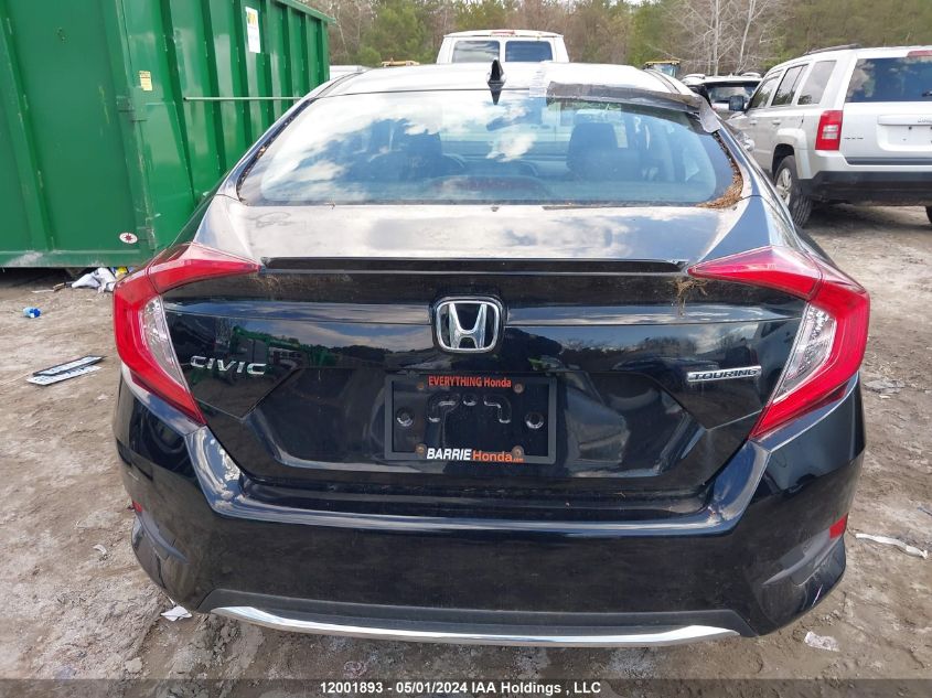 2020 Honda Civic Touring VIN: 2HGFC1F95LH101405 Lot: 12001893