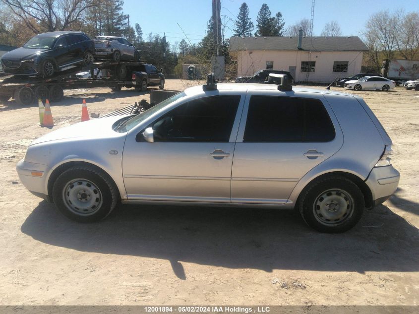 2003 Volkswagen Golf VIN: 9BWFK61J034062600 Lot: 12001894
