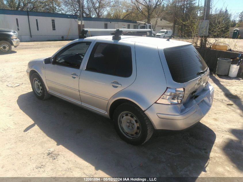 2003 Volkswagen Golf VIN: 9BWFK61J034062600 Lot: 12001894