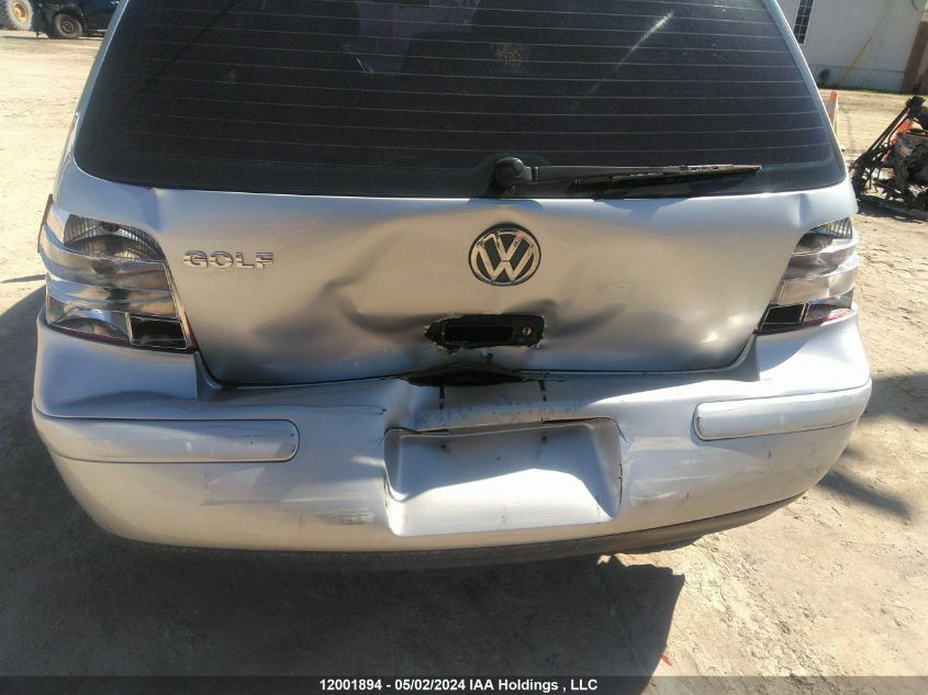 2003 Volkswagen Golf VIN: 9BWFK61J034062600 Lot: 12001894