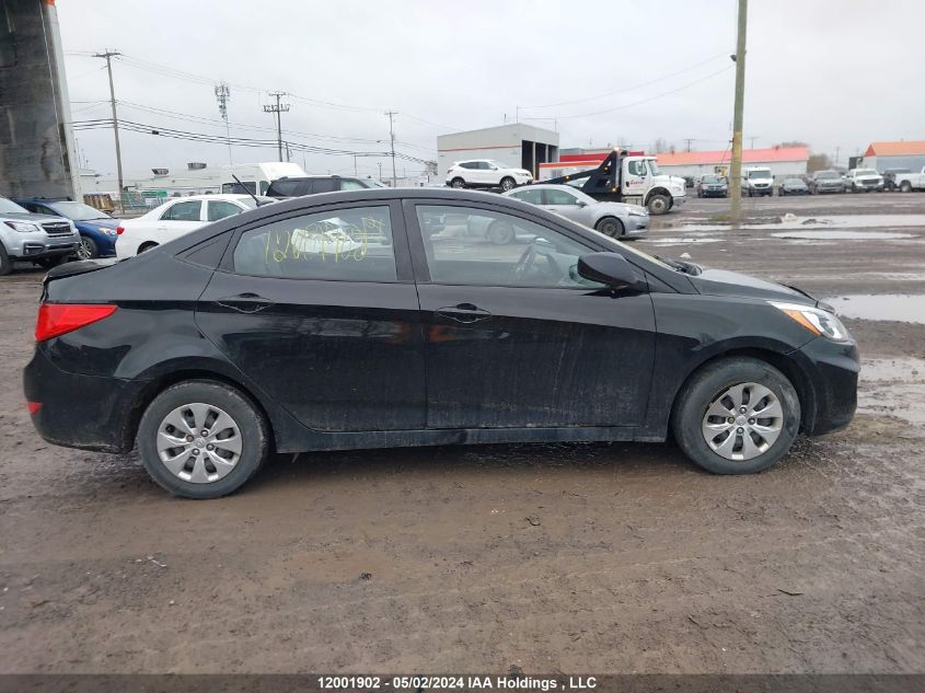 2016 Hyundai Accent L VIN: KMHCT4AE3GU954231 Lot: 12001902