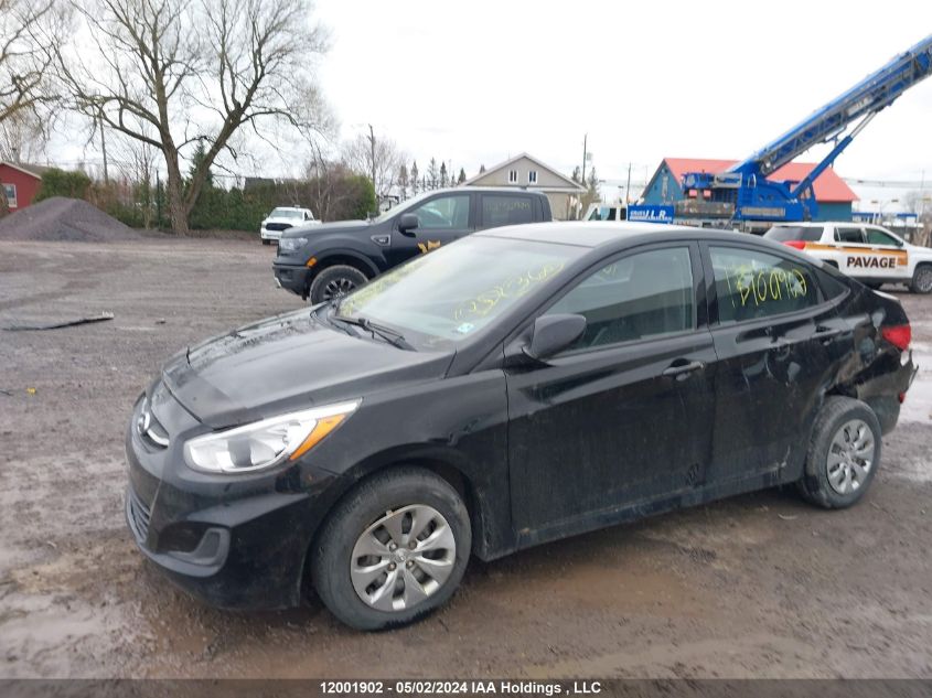 2016 Hyundai Accent L VIN: KMHCT4AE3GU954231 Lot: 12001902