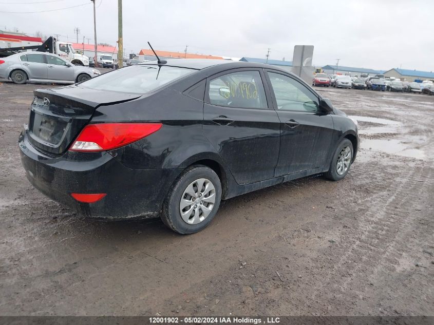 2016 Hyundai Accent L VIN: KMHCT4AE3GU954231 Lot: 12001902