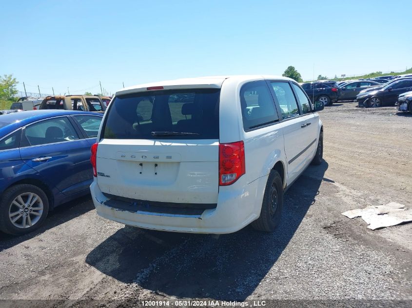 2012 Dodge Grand Caravan Se VIN: 2C4RDGBG5CR100314 Lot: 12001914