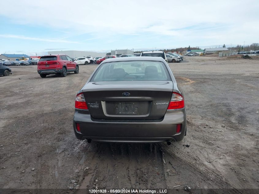 2008 Subaru Legacy VIN: 4S3BL616X87208928 Lot: 12001928