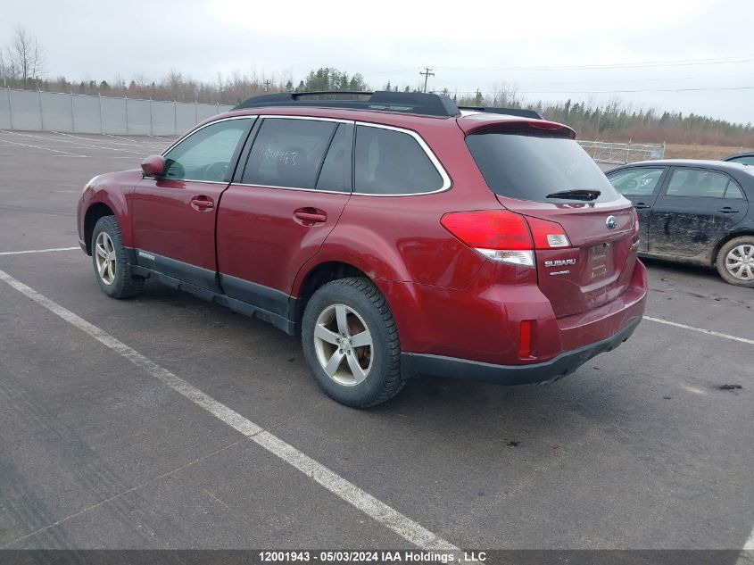 2012 Subaru Outback VIN: 4S4BRGGC3C1208052 Lot: 12001943