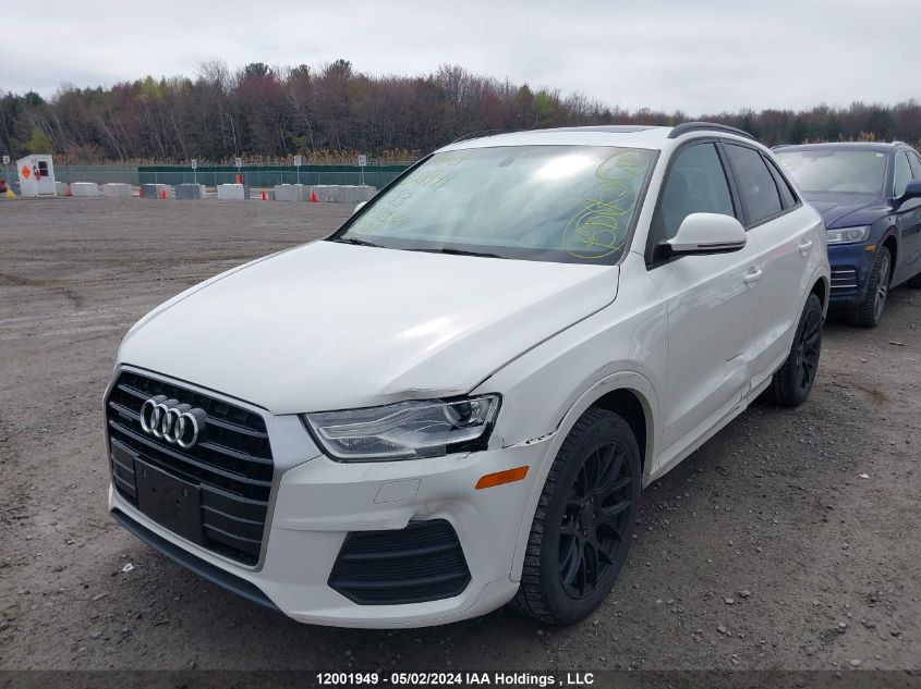 2016 Audi Q3 VIN: WA1EFCFS1GR003469 Lot: 12001949