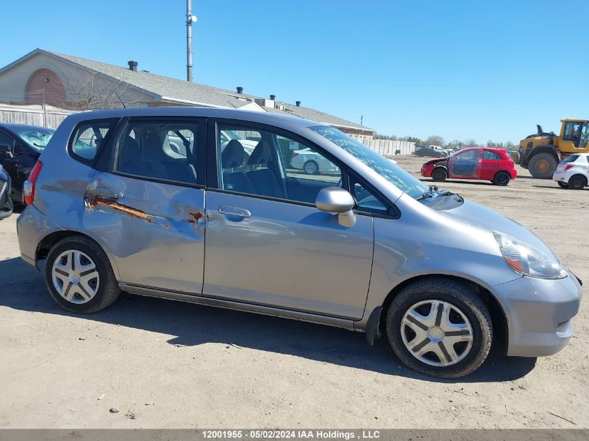 2008 Honda Fit VIN: JHMGD38418S812689 Lot: 12001955