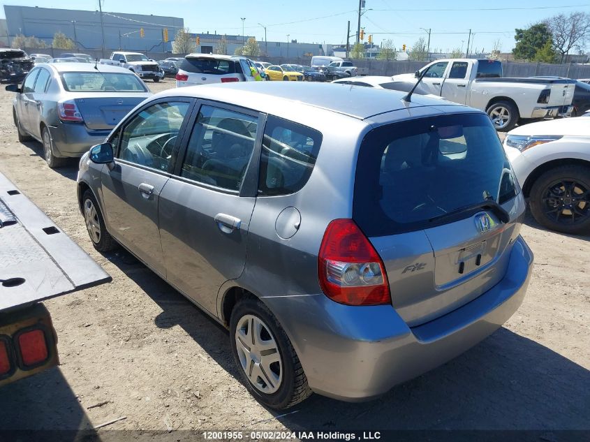 2008 Honda Fit VIN: JHMGD38418S812689 Lot: 12001955