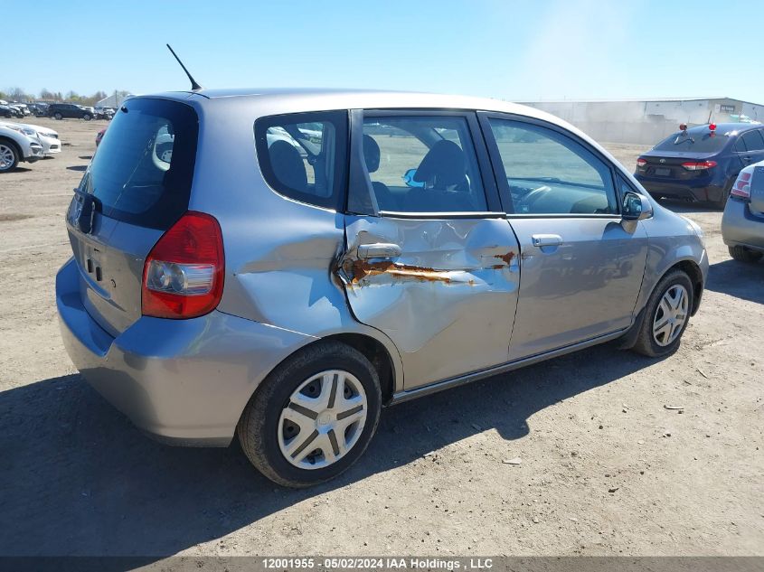 2008 Honda Fit VIN: JHMGD38418S812689 Lot: 12001955