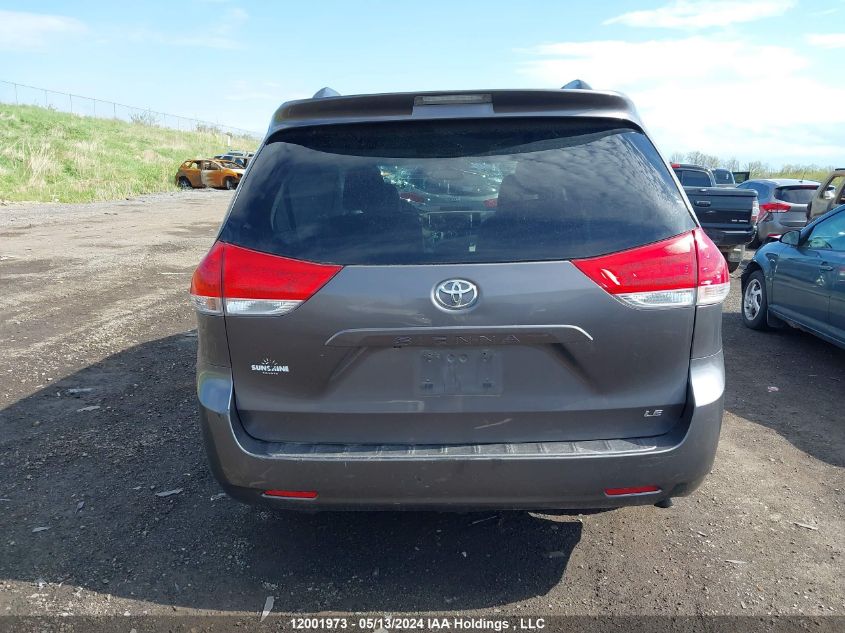 2013 Toyota Sienna Le VIN: 5TDKK3DC4DS308445 Lot: 12001973