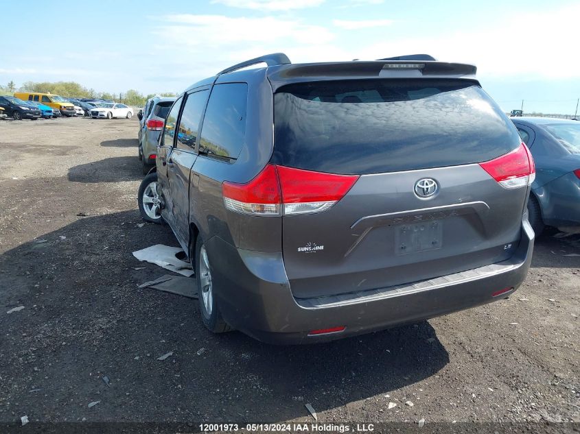 2013 Toyota Sienna Le VIN: 5TDKK3DC4DS308445 Lot: 12001973