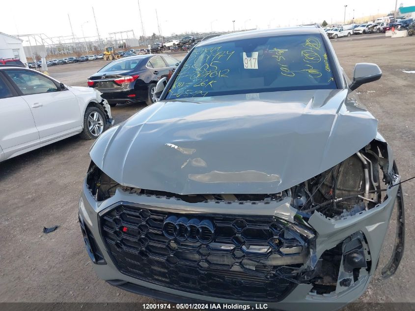 2022 Audi Sq5 Sportback VIN: WA114AFY8N2067012 Lot: 12001974