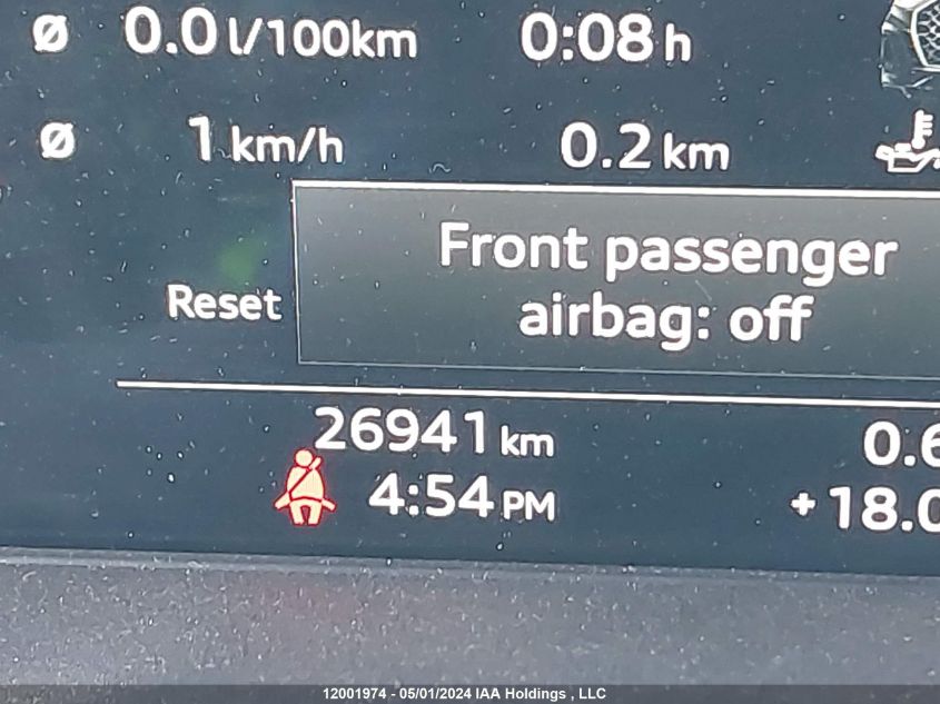 2022 Audi Sq5 Sportback VIN: WA114AFY8N2067012 Lot: 12001974