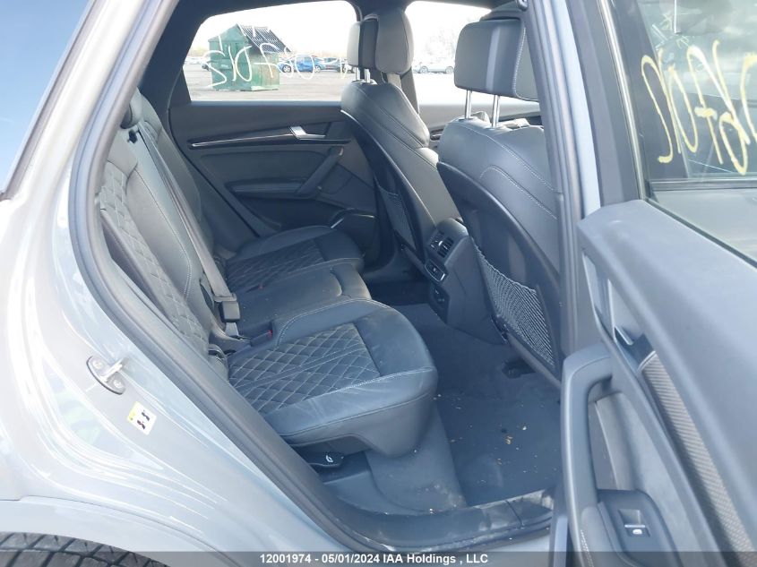 2022 Audi Sq5 Sportback VIN: WA114AFY8N2067012 Lot: 12001974