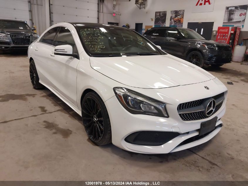 2018 Mercedes-Benz Cla-Class Cla 250 VIN: WDDSJ4GB0JN631698 Lot: 12001978