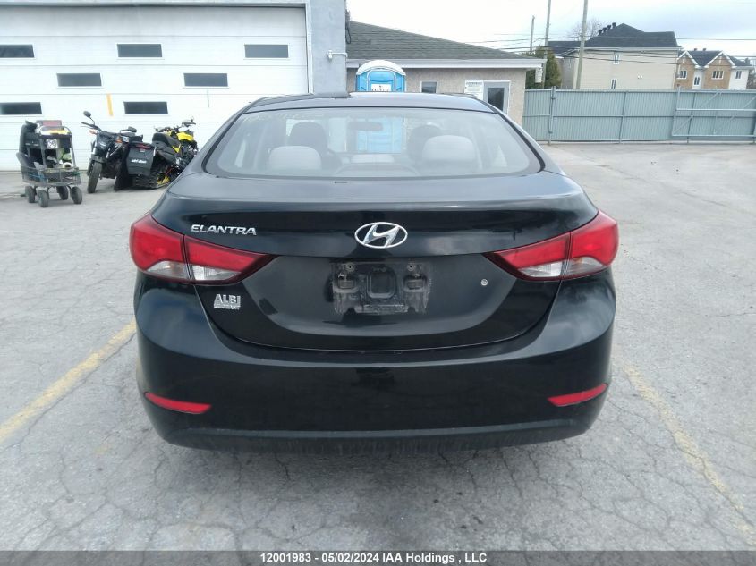 2015 Hyundai Elantra Se/Sport/Limited VIN: 5NPDH4AE4FH645211 Lot: 12001983