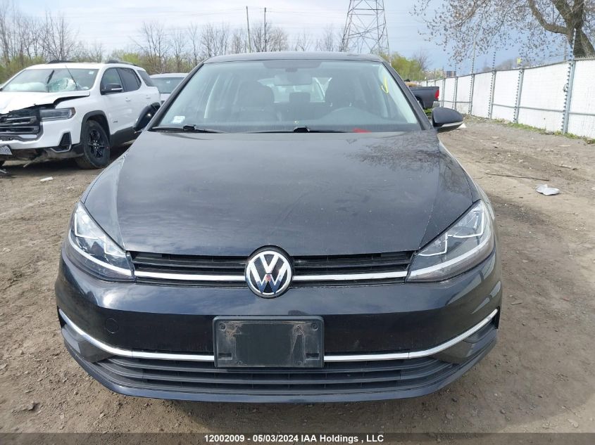 2019 Volkswagen Golf S/Se VIN: 3VWG57AU0KM025097 Lot: 12002009