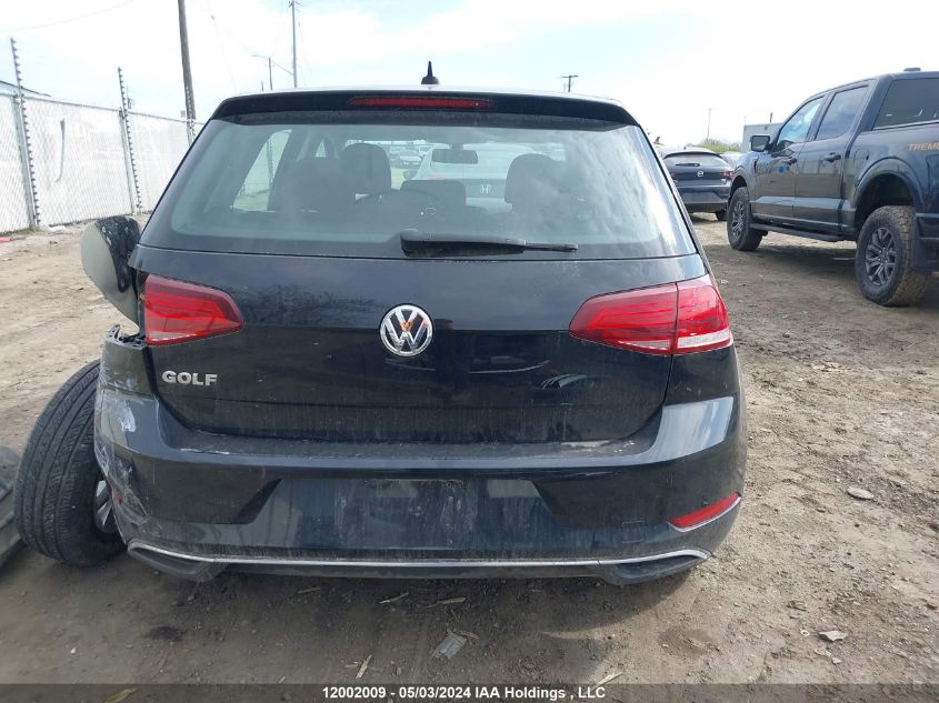 2019 Volkswagen Golf S/Se VIN: 3VWG57AU0KM025097 Lot: 12002009