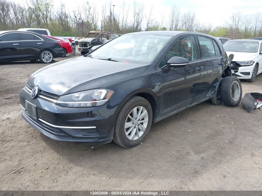 2019 Volkswagen Golf S/Se VIN: 3VWG57AU0KM025097 Lot: 12002009