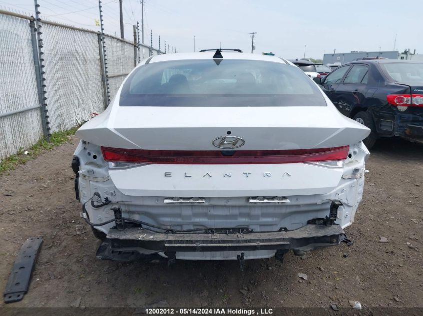 2022 Hyundai Elantra Sel VIN: KMHLM4AG7NU300263 Lot: 12002012