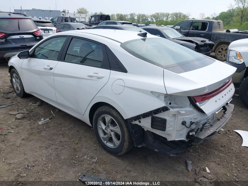 2022 Hyundai Elantra Sel VIN: KMHLM4AG7NU300263 Lot: 12002012