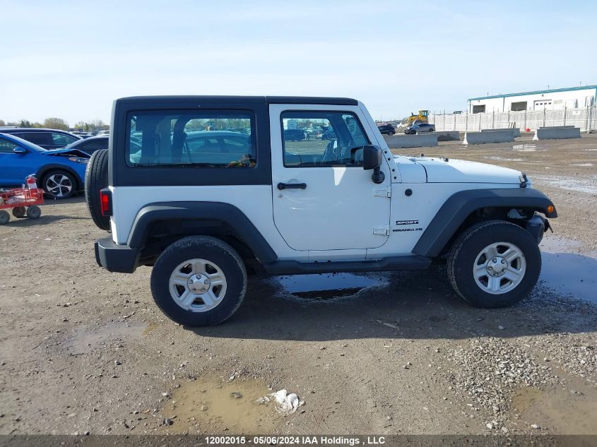 2014 Jeep Wrangler Sport VIN: 1C4AJWAG5EL286028 Lot: 12002015