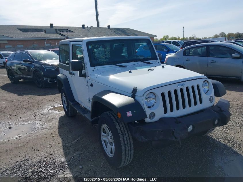 2014 Jeep Wrangler Sport VIN: 1C4AJWAG5EL286028 Lot: 12002015