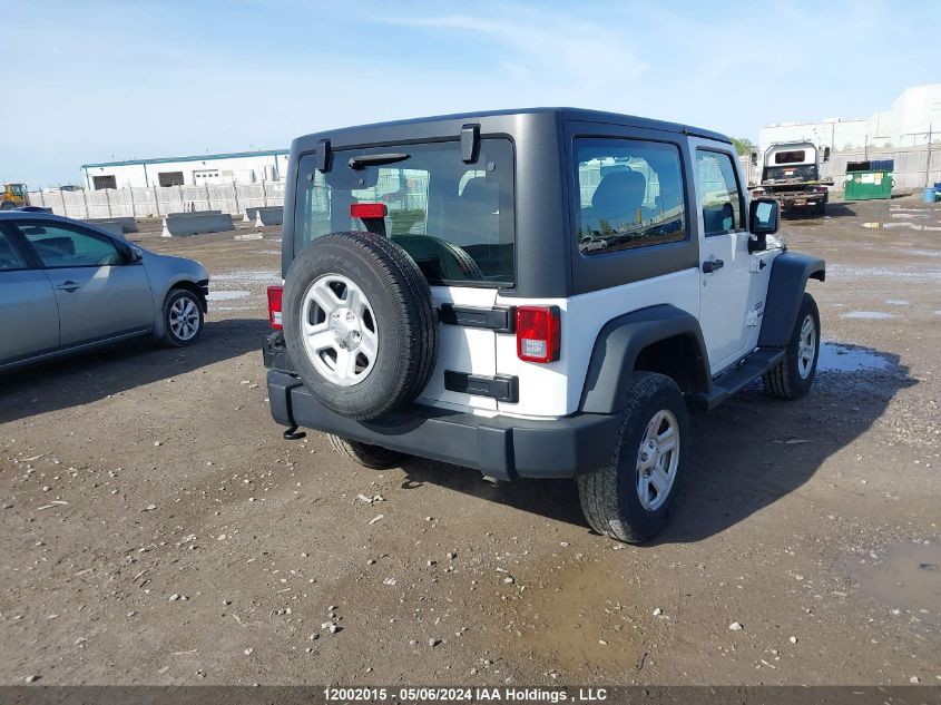 2014 Jeep Wrangler Sport VIN: 1C4AJWAG5EL286028 Lot: 12002015