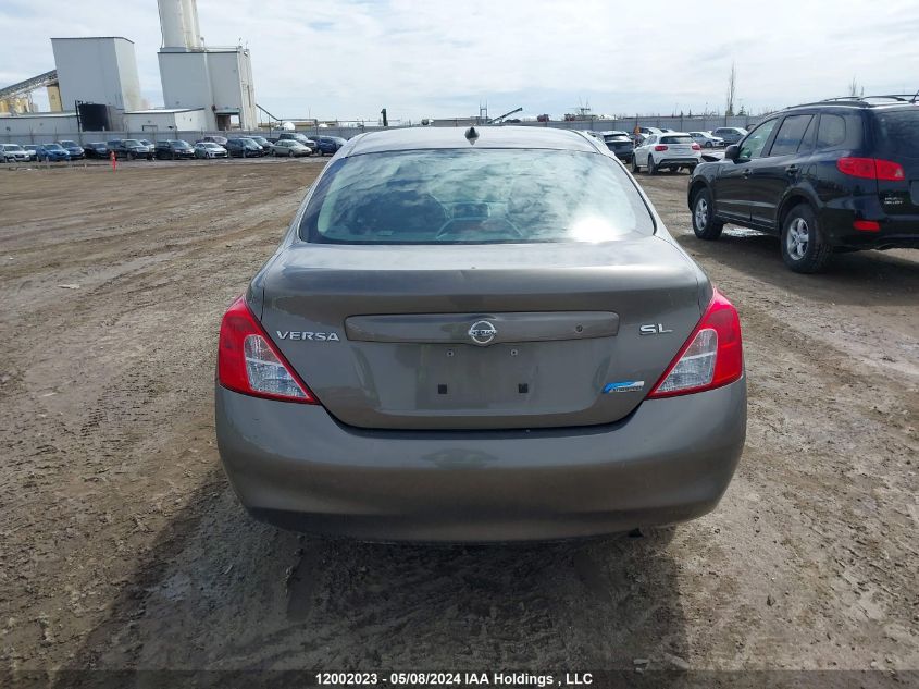 2012 Nissan Versa VIN: 3N1CN7AP7CL943824 Lot: 12002023