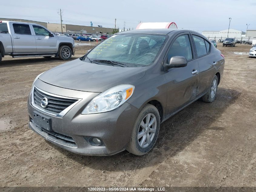 2012 Nissan Versa VIN: 3N1CN7AP7CL943824 Lot: 12002023