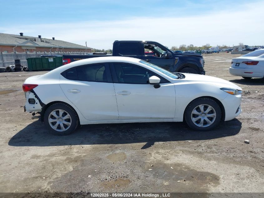 2017 Mazda 3 Sport VIN: JM1BN1U70H1116439 Lot: 12002025