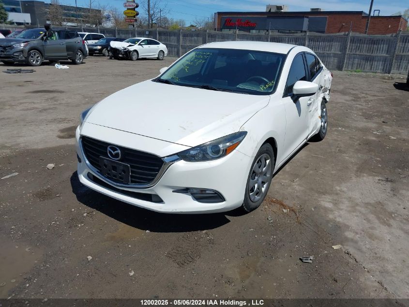 2017 Mazda 3 Sport VIN: JM1BN1U70H1116439 Lot: 12002025