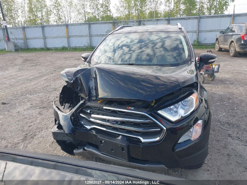 2020 Ford Ecosport Titanium VIN: MAJ6S3KL3LC375175 Lot: 12002027