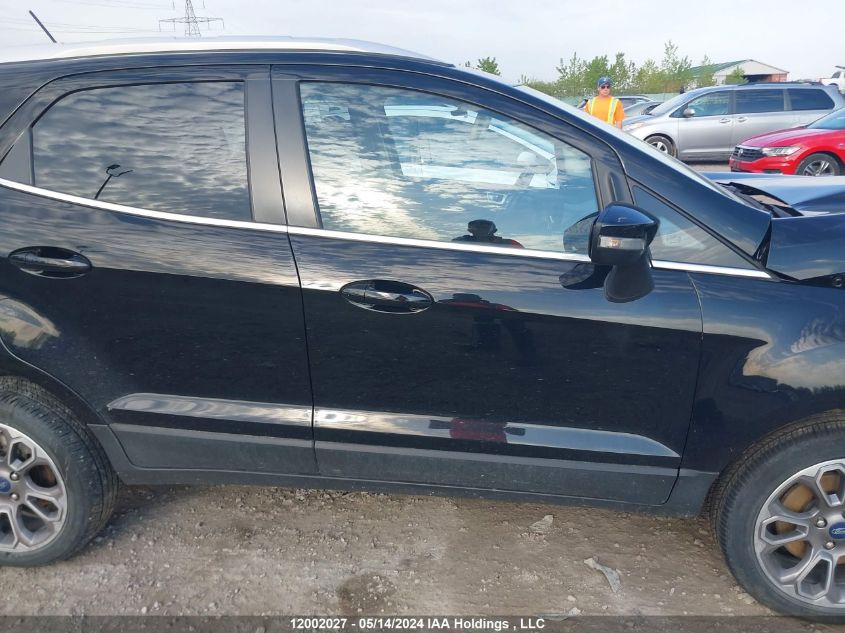 2020 Ford Ecosport Titanium VIN: MAJ6S3KL3LC375175 Lot: 12002027