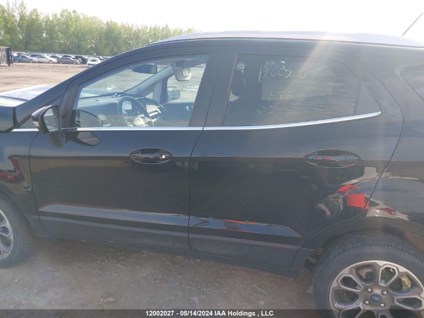 2020 Ford Ecosport Titanium VIN: MAJ6S3KL3LC375175 Lot: 12002027