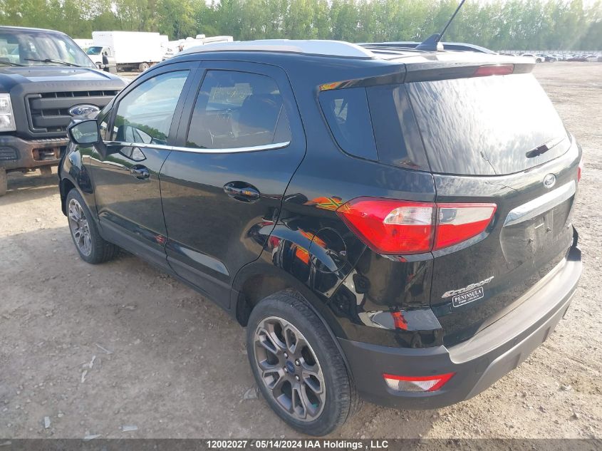 2020 Ford Ecosport Titanium VIN: MAJ6S3KL3LC375175 Lot: 12002027