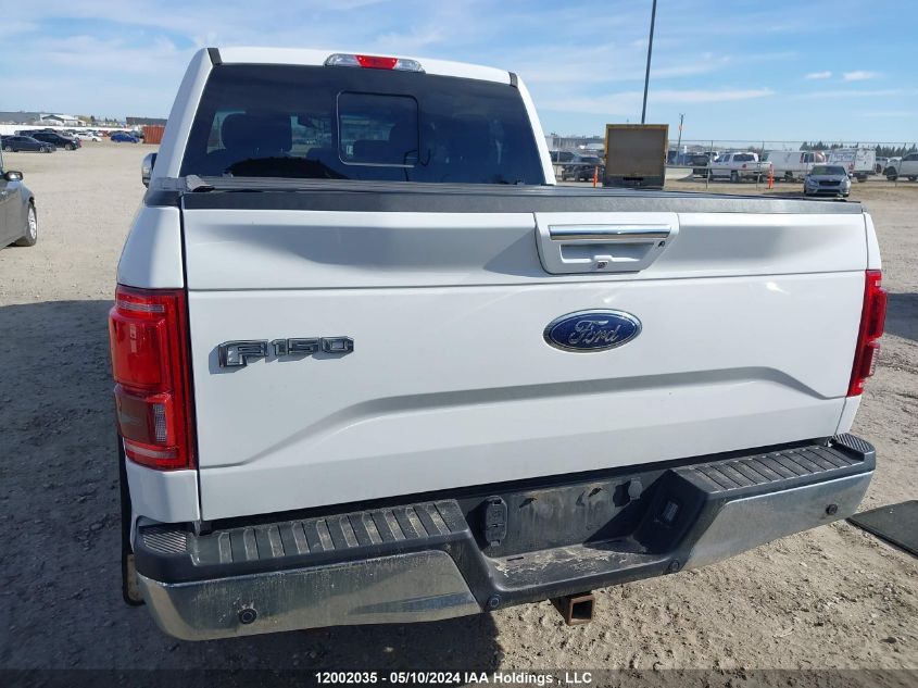 2017 Ford F-150 Lariat VIN: 1FTEW1EF5HFB70810 Lot: 12002035