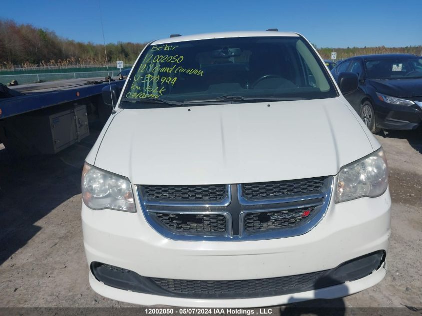 2012 Dodge Grand Caravan VIN: 2C4RDGBG9CR370999 Lot: 12002050